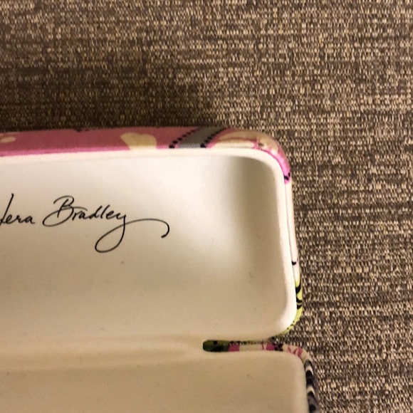 Vera Bradley Pink Floral Eye Glass Case - Picture 6 of 7